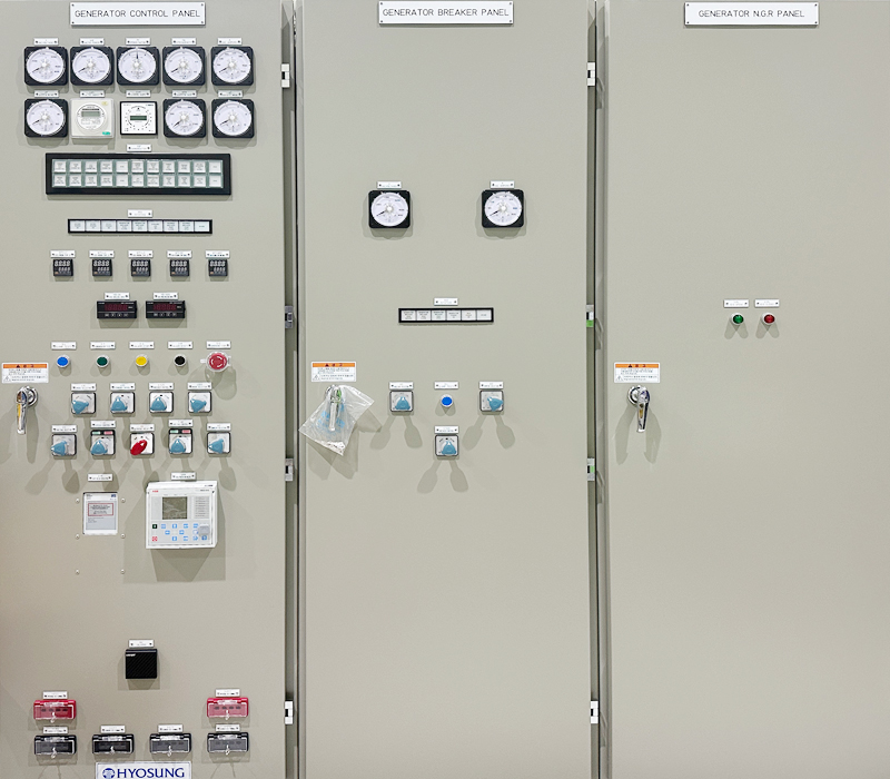 TURBINE GENERATOR CONTROL PANEL